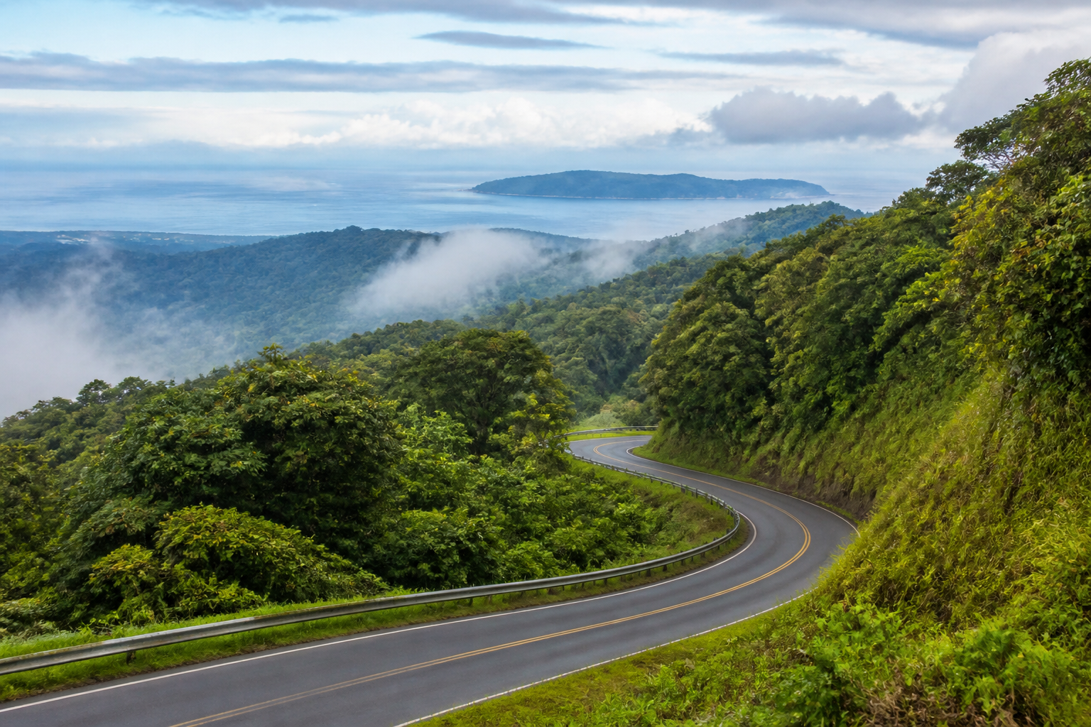 Costa Rica mountain road